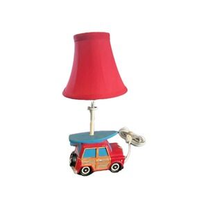 Red Woodie Car For surfing Lamp Vintage Works